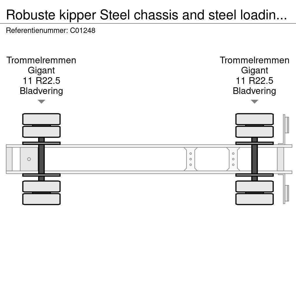 Robuste kipper Steel chassis and steel loading platform Polprikolice prekucniki - kiper