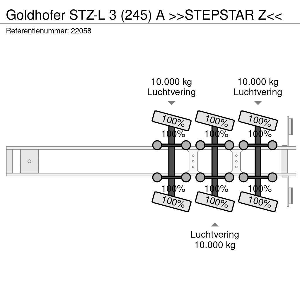 Goldhofer STZ-L 3 (245) A >>STEPSTAR Z<< Nizko noseče polprikolice