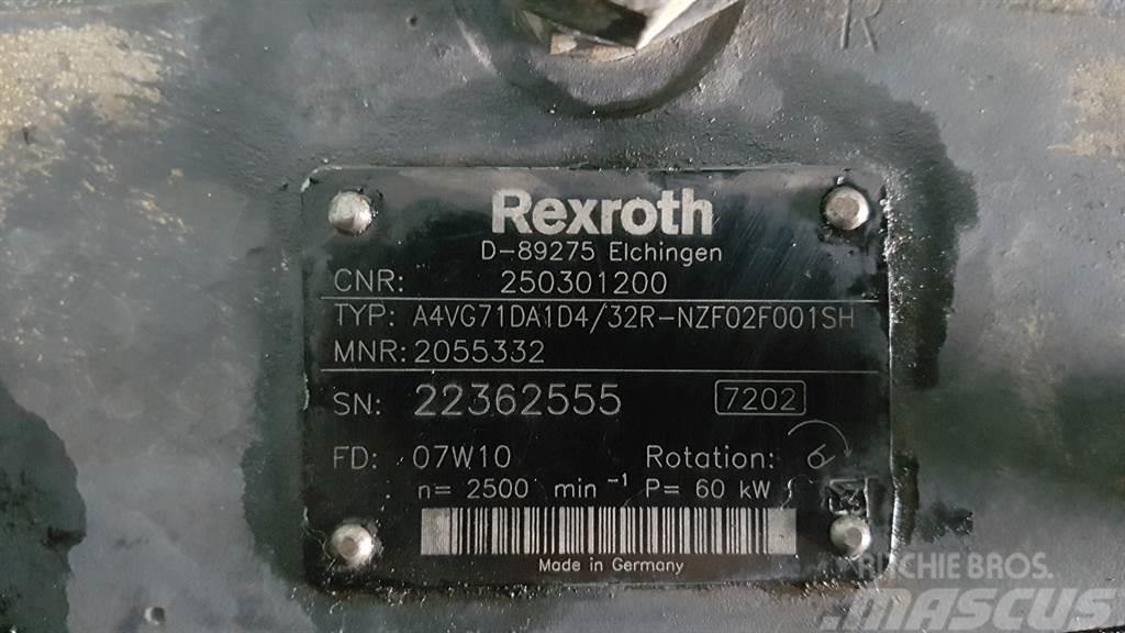 Rexroth A4VG71DA1D4/32R - Drive pump/Fahrpumpe/Rijpomp Hidravlika