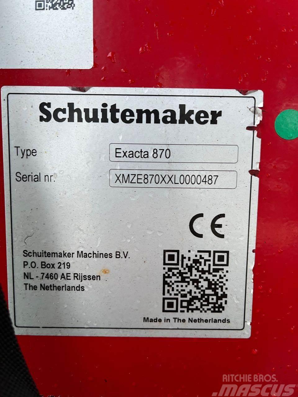 Schuitemaker Exacta 870 Drugi stroji in oprema za umetna gnojila