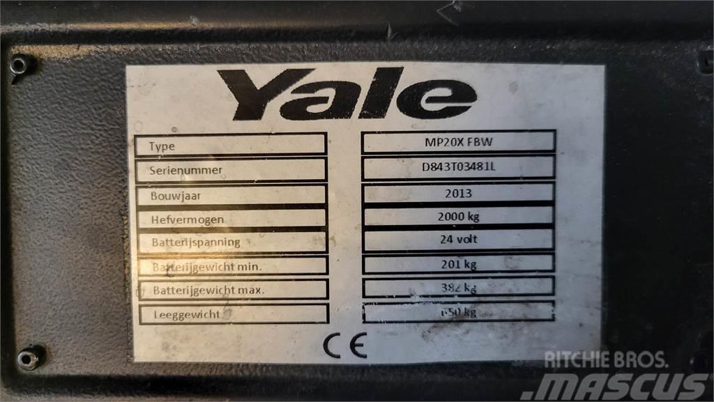 Yale MP20X 2013 Električni nizko dvižni viličar