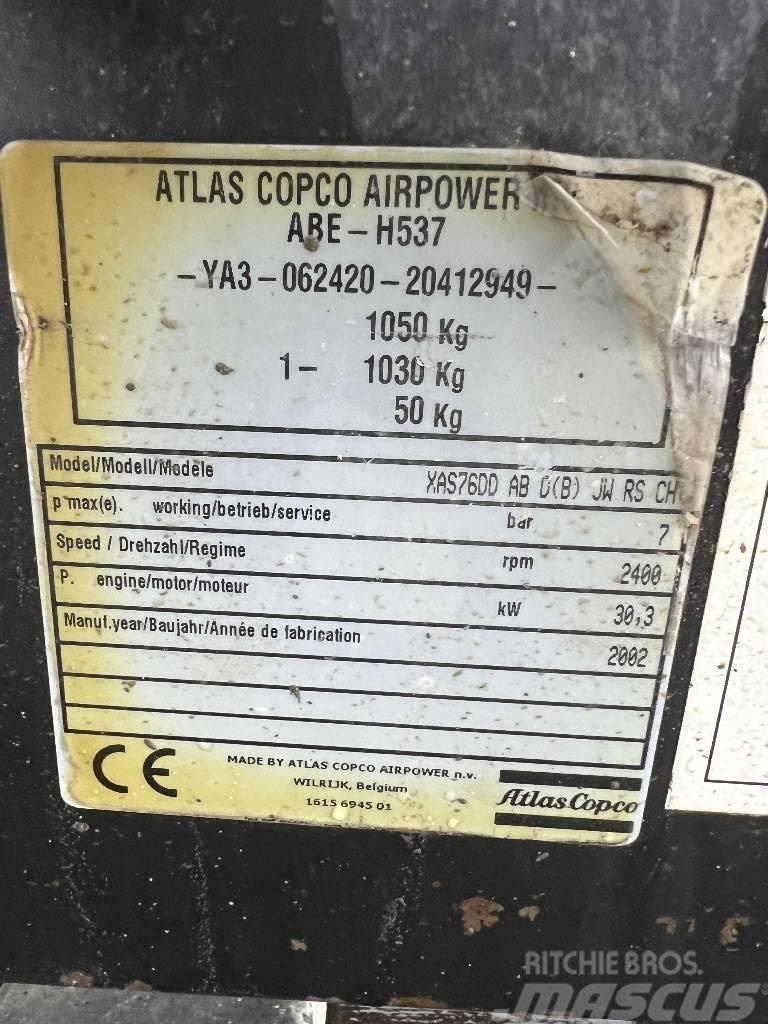 Atlas Copco XAS 76 DD AB*Luftkompressor* Kompresorji