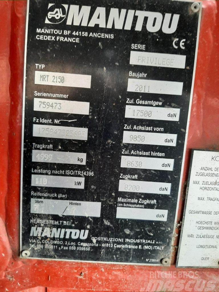 Manitou MRT 2150 Priv Teleskopski viličarji