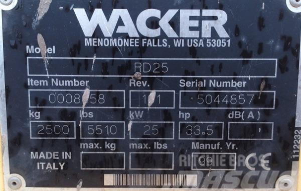 Wacker RD 25 Dvojni valjarji