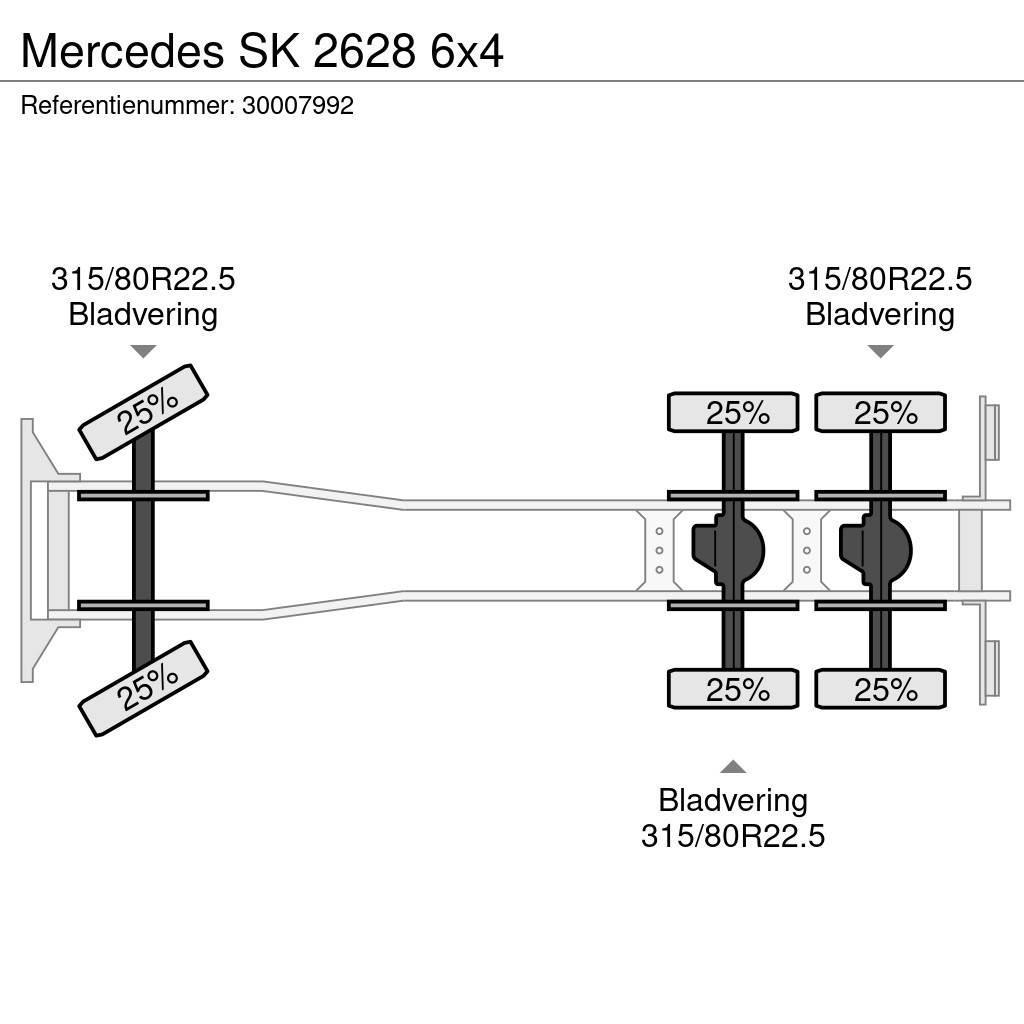 Mercedes-Benz SK 2628 6x4 Kiper tovornjaki