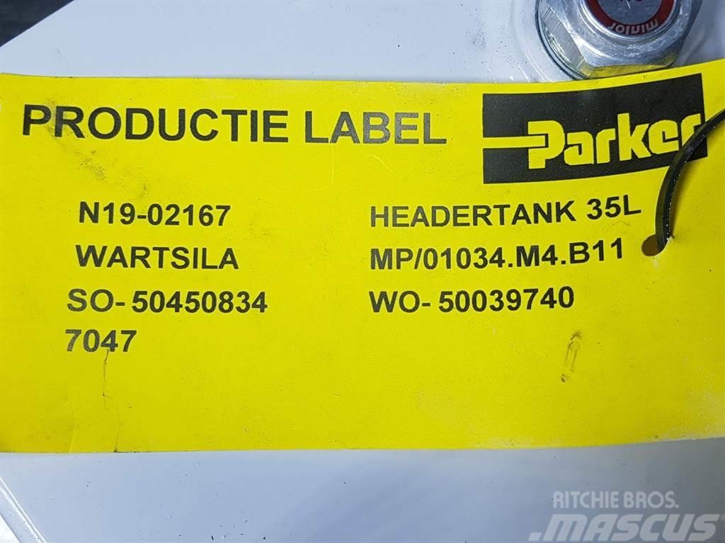 Parker - Headertank 35L - Tank/Behälter/Reservoir Hidravlika
