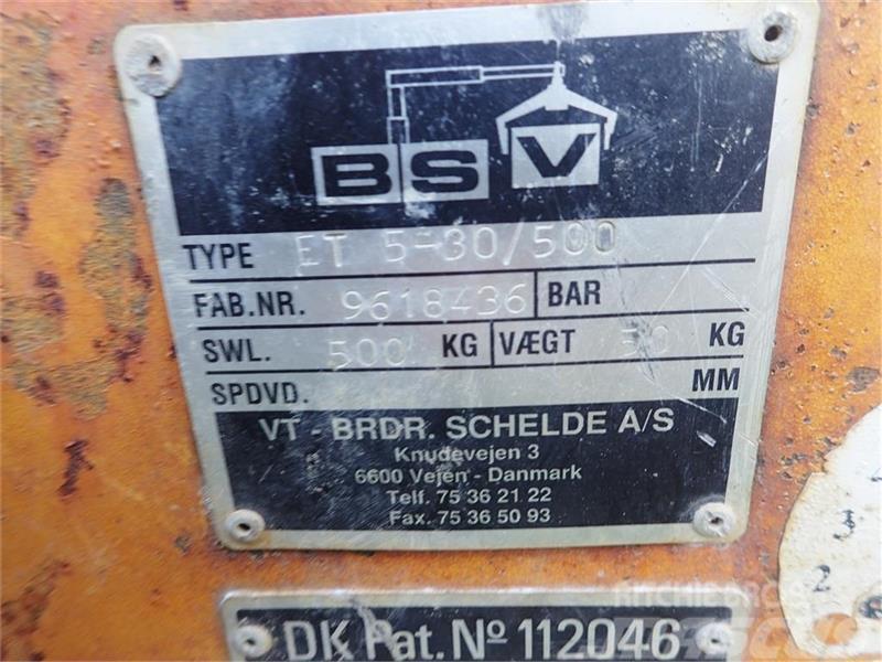 BSV Element tang 30 cm Type ET 5-30/500 Rezervni deli in oprema za dvigala