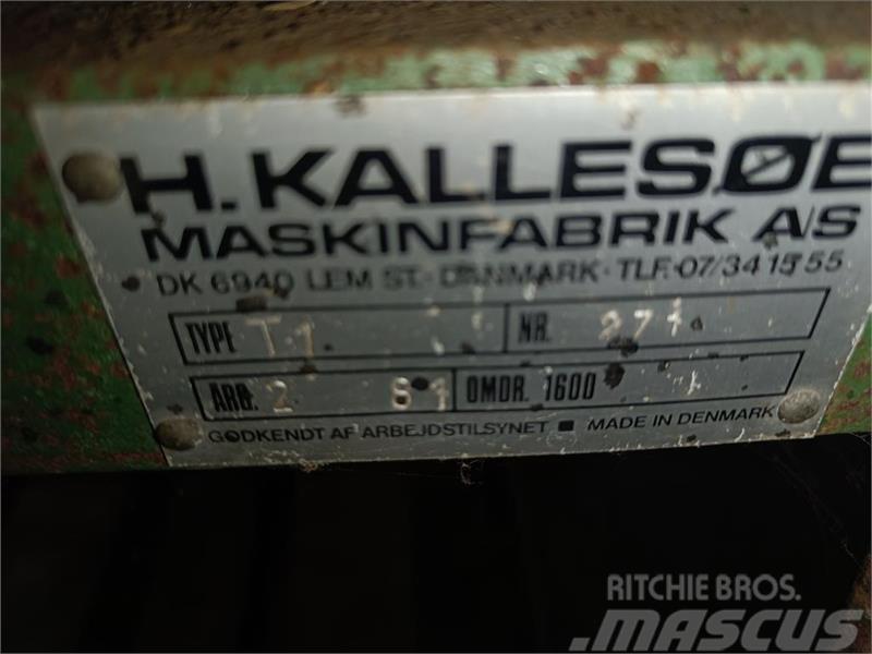  Kallesøe  T1 Motorne žage in žage za čiščenje
