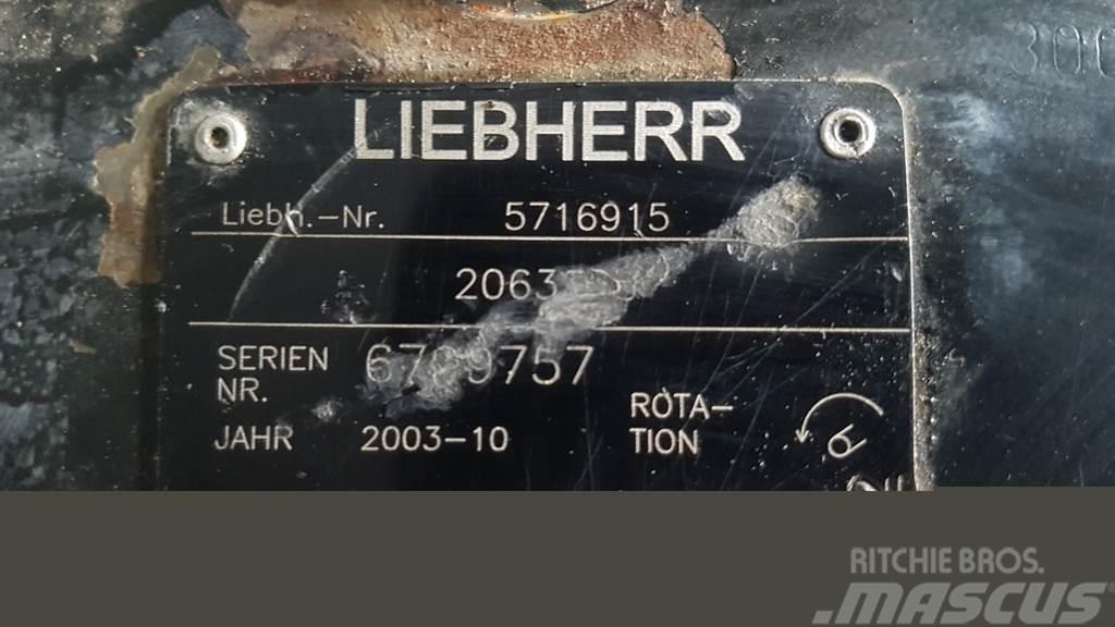 Liebherr 5716915 - L574/L580 - Drive pump/Fahrpumpe/Rijpomp Hidravlika