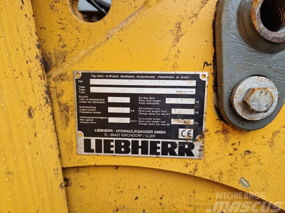 Liebherr A 316 Litronic Bagri za prekladanje primarnih/sekundarnih surovin