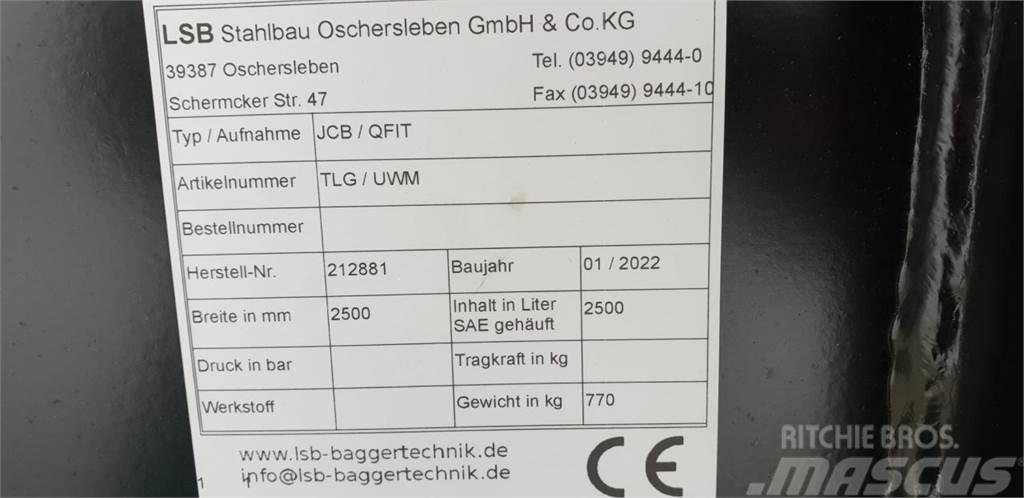  LSB Leichtgutschaufel mit JCB Q-Fit Aufnahme Priključki za čelni nakladalec