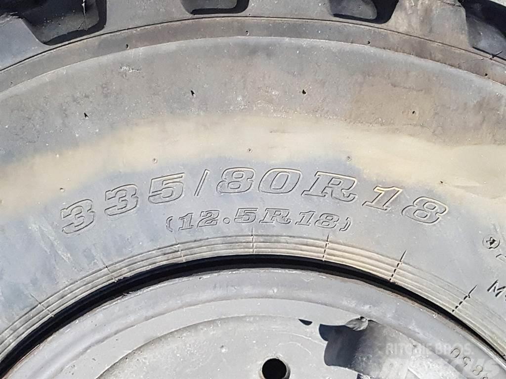 Ahlmann AS50-Solideal 12.5-18-Dunlop 12.5R18-Tire/Reifen Gume, kolesa in platišča