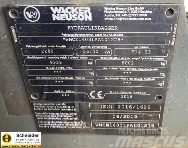 Wacker Neuson EZ 80 Midi bagri 7t – 12t