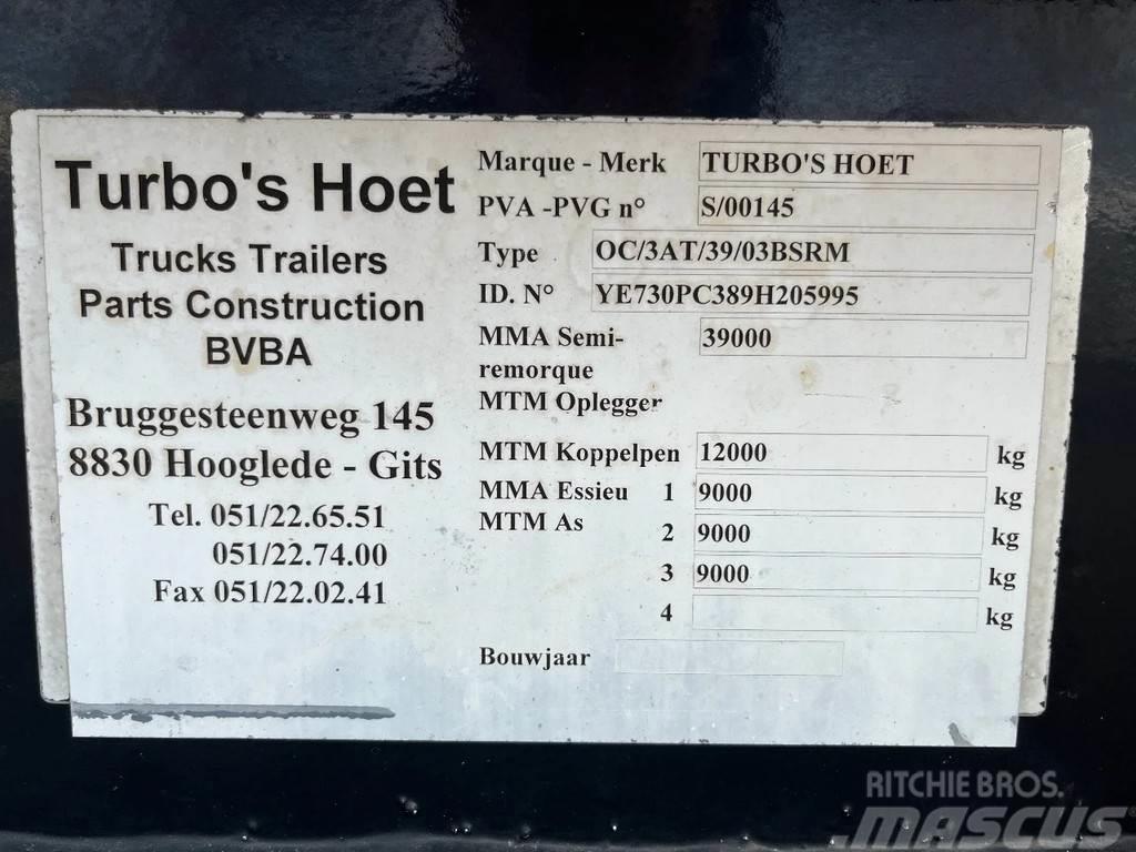  Turbo'sHoet 1x20ft - BPW - ADR(FL,AT,OX) - Perfect Kontejnerske polprikolice
