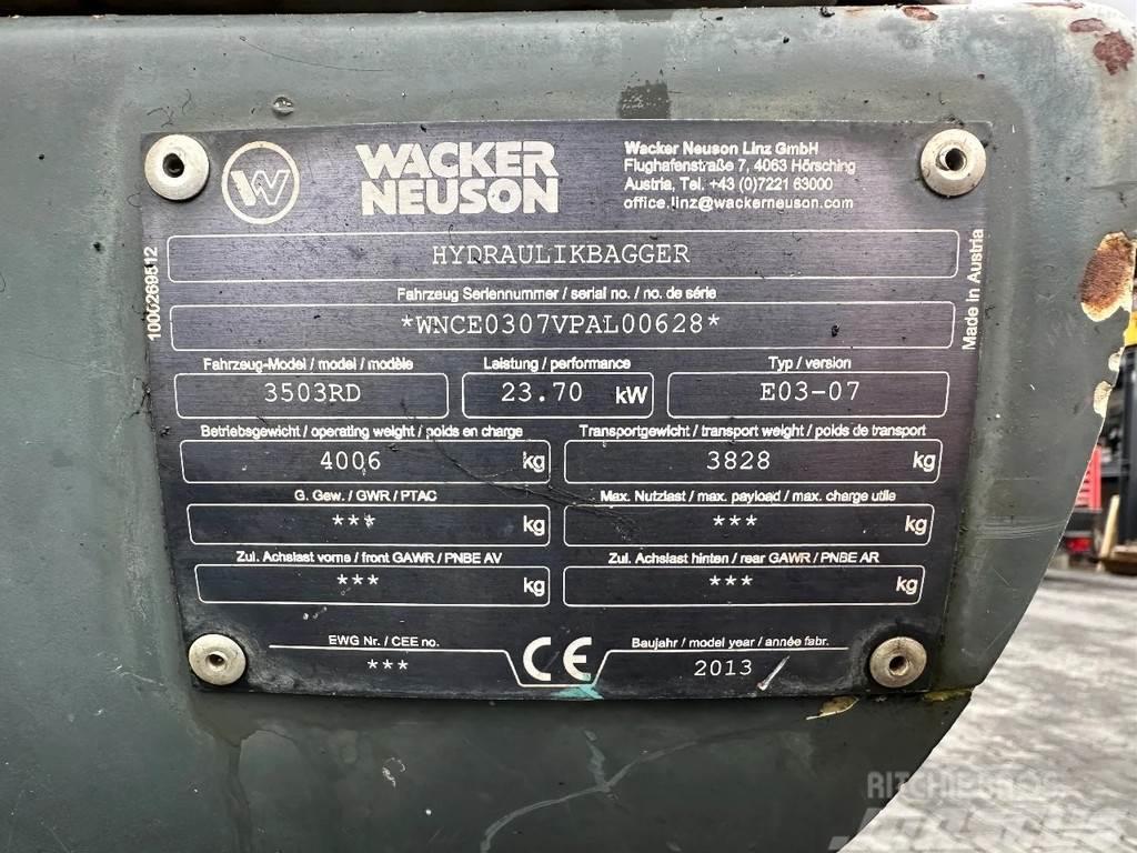 Wacker Neuson 3503 RD Mini bagri <7t