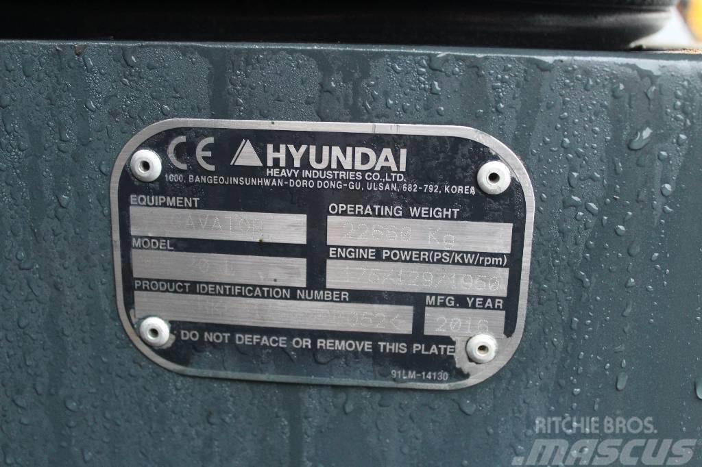 Hyundai HX 220 L / Pyörittäjä, Leica 3D, Rasvari, Lämmitin Bagri goseničarji