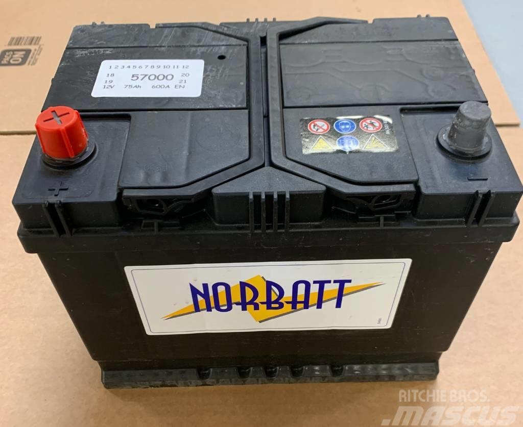  Norbatt Batteri 12V/75AH med BI Klack - 30-N57000 Radiatorji
