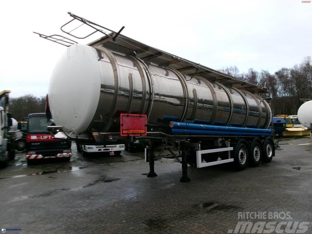  Clayton Chemical tank inox 37.5 m3 / 1 comp Polprikolice cisterne