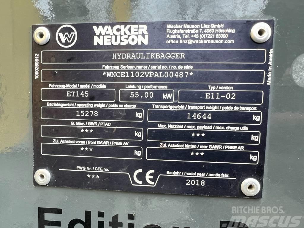 Wacker Neuson ET 145 Bagri goseničarji