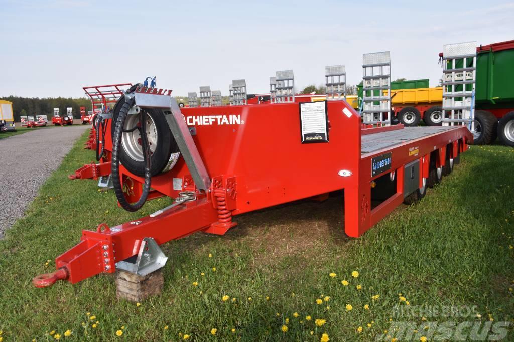 Chieftain 3-axl Maskintransportkärra traktor 24 ton Druge polprikolice