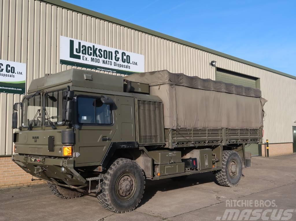 MAN HX60 18.330 4x4 Ex Army Truck Tovornjaki s kesonom/platojem
