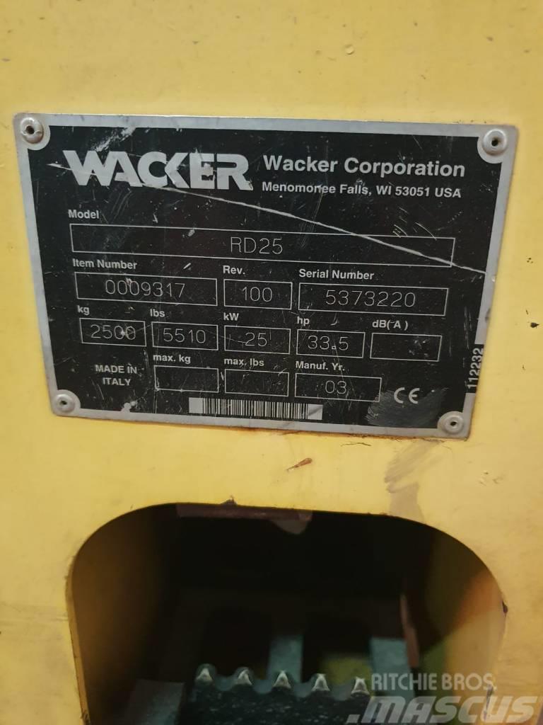 Wacker Neuson RD 25 Drugi valjarji