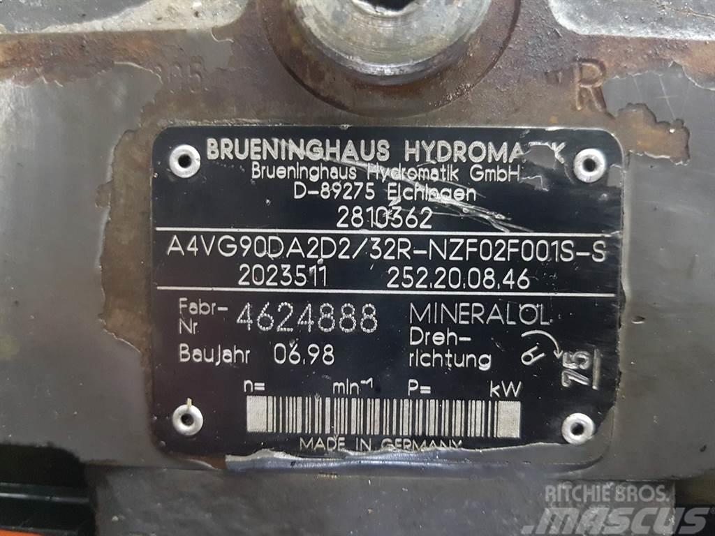 Brueninghaus Hydromatik A4VG90DA2D2/32R - Volvo L45TP - Drive pump Hidravlika
