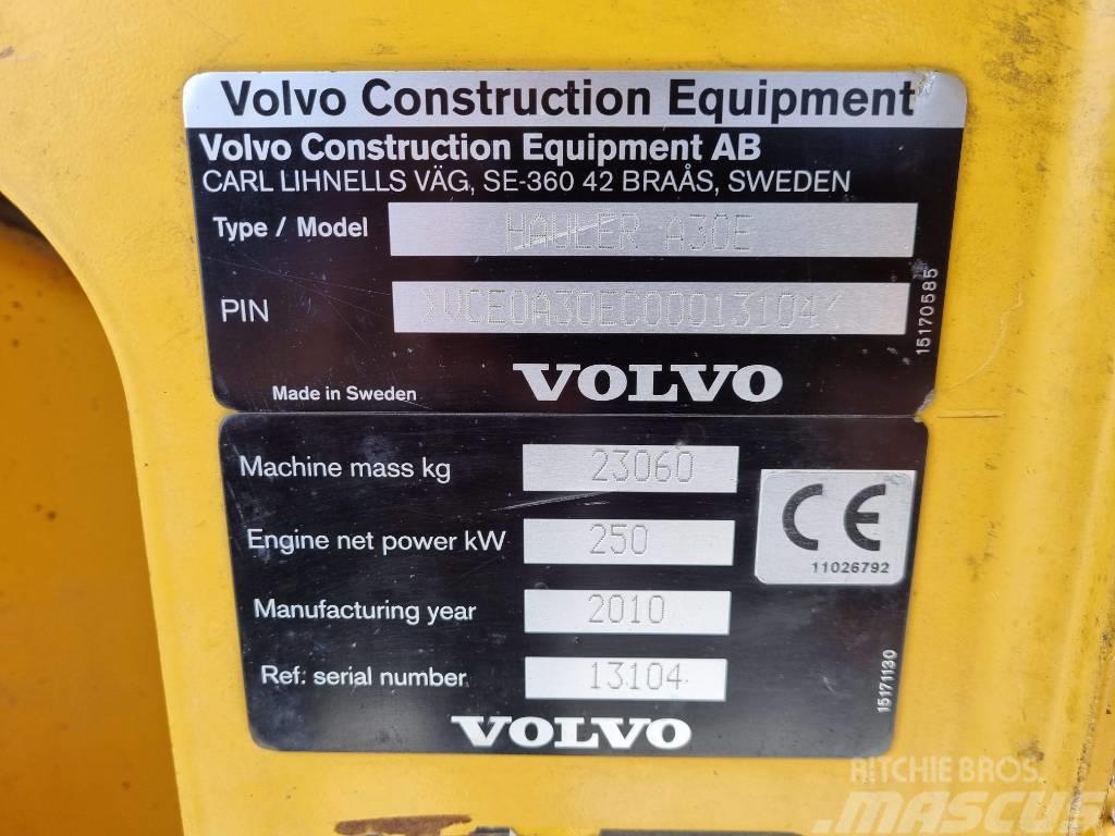 Volvo Wozidło Dumper VOLVO A30E 6x6 Zglobni demperji