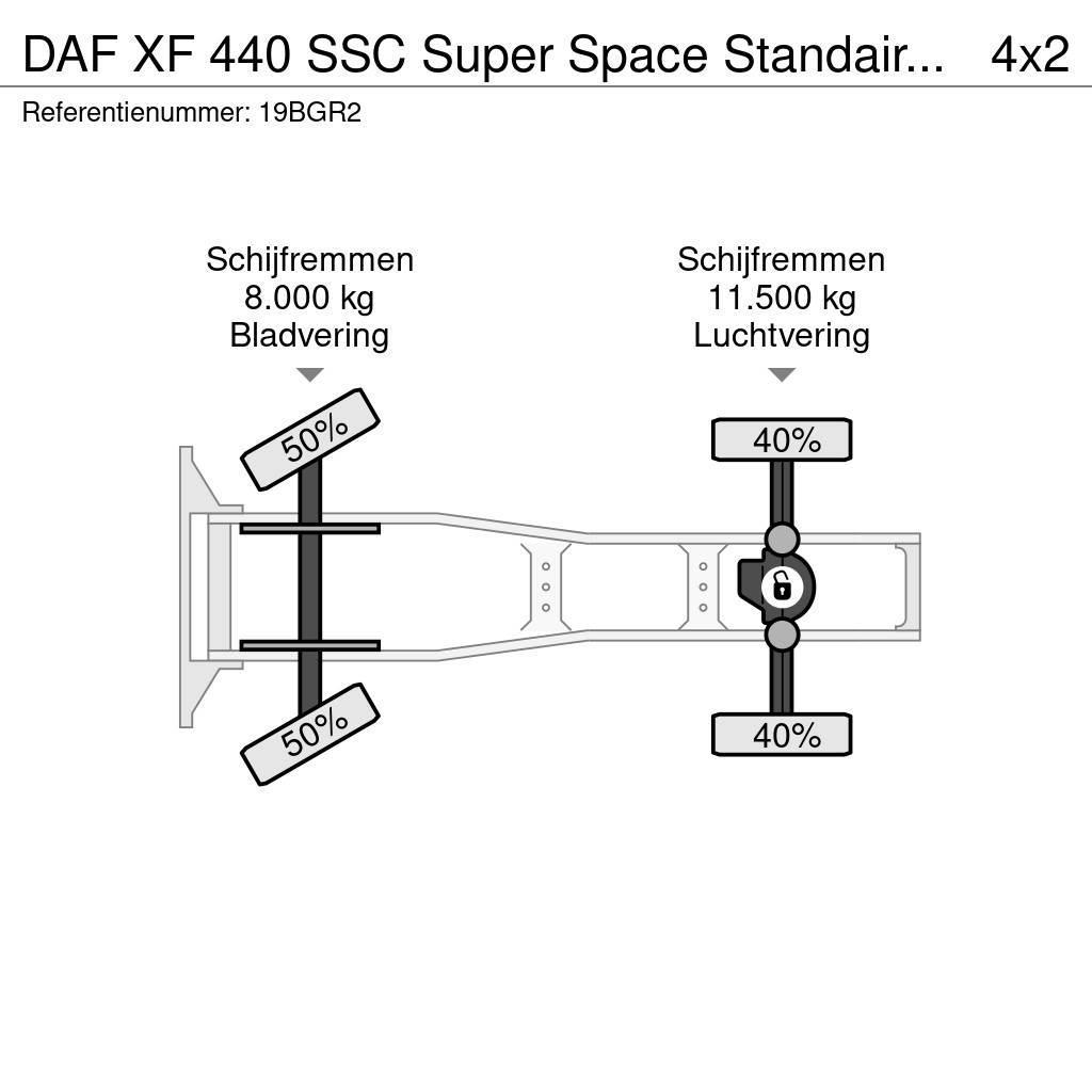 DAF XF 440 SSC Super Space Standairco Hydraulic ACC NL Vlačilci
