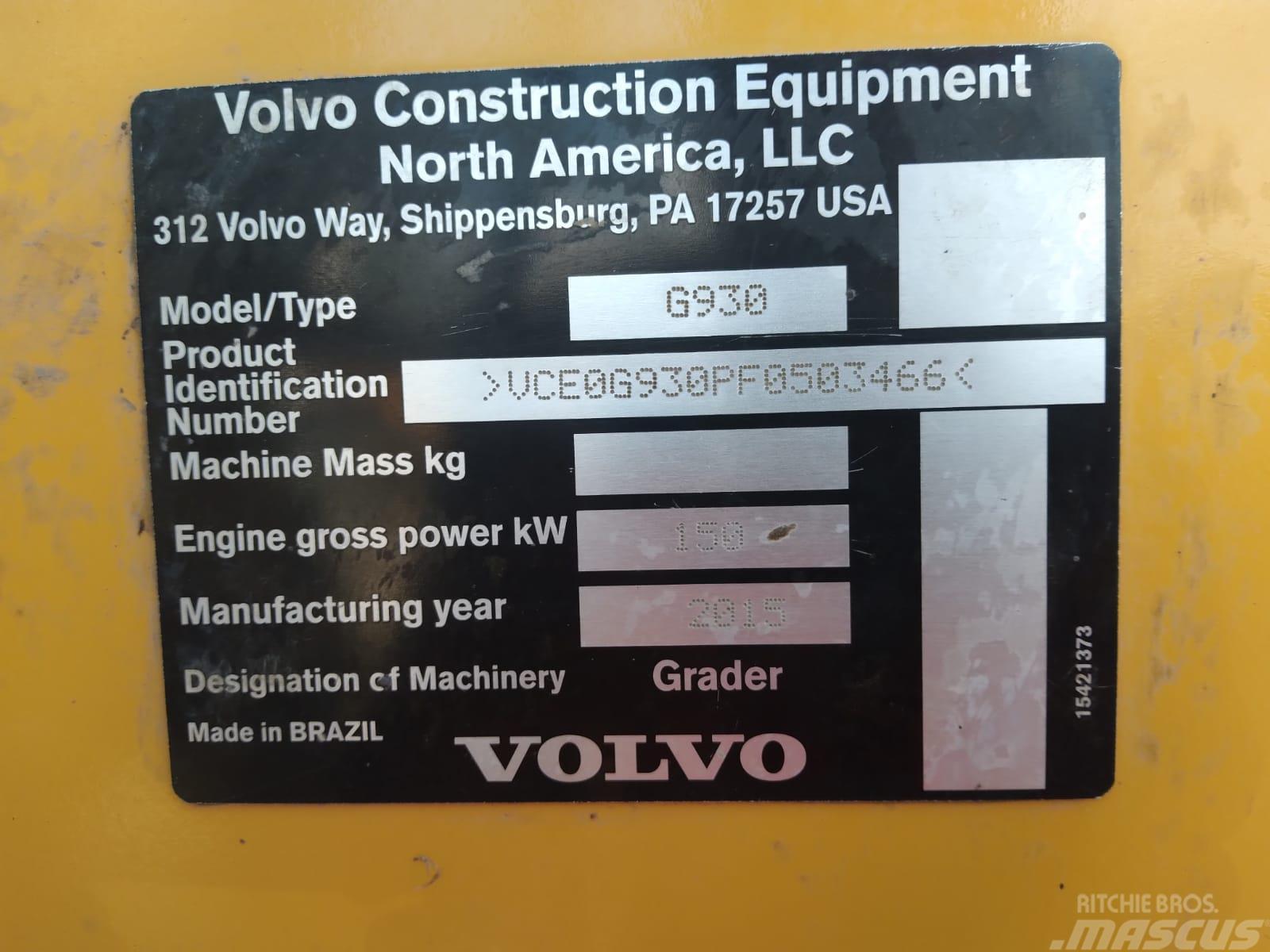 Volvo G 930 Grederji
