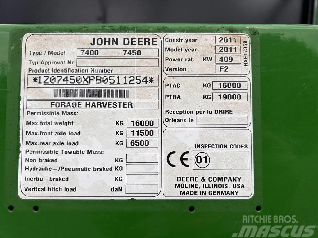 John Deere 7450 Stroji za krmo na lastni pogon