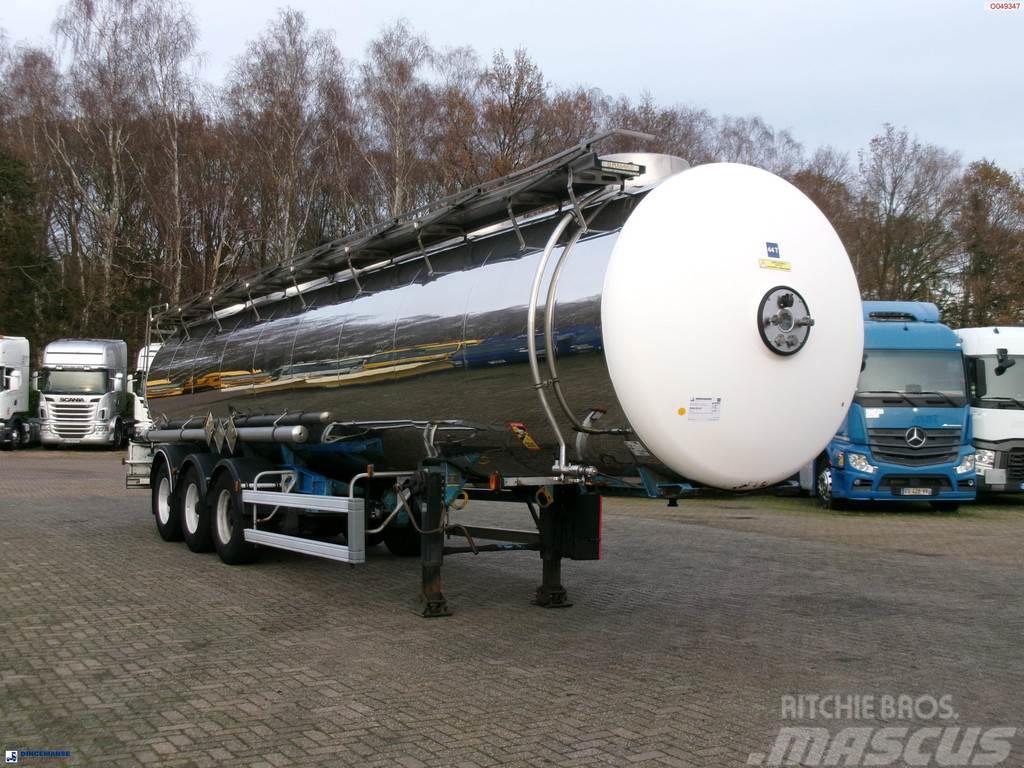 Magyar Chemical tank inox L4BH 32.5 m3 / 1 comp Polprikolice cisterne