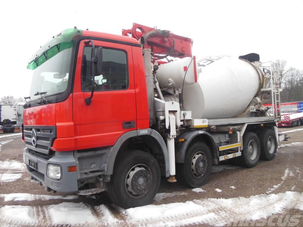 Mercedes-Benz Actros 3241 + LIEBHERR 7m3 + PUTZMEISTER TMM 24 Kamionske črpalke za beton