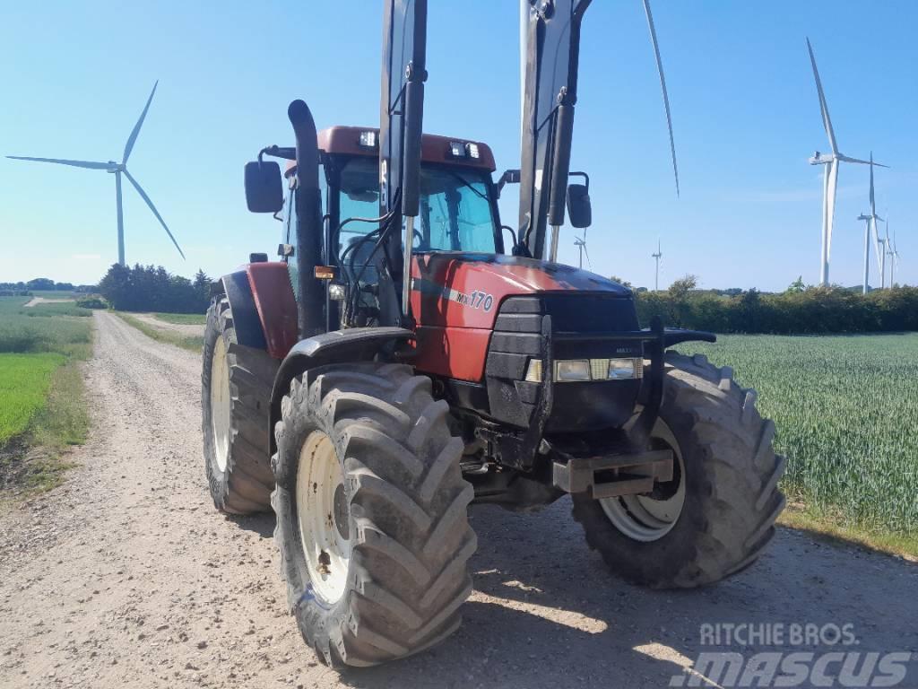 Case IH MAXXUM  MX 170 med ÅLØ Q 75 frontlæsse Traktorji