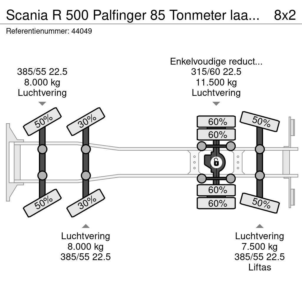 Scania R 500 Palfinger 85 Tonmeter laadkraan Rabljeni žerjavi za vsak teren
