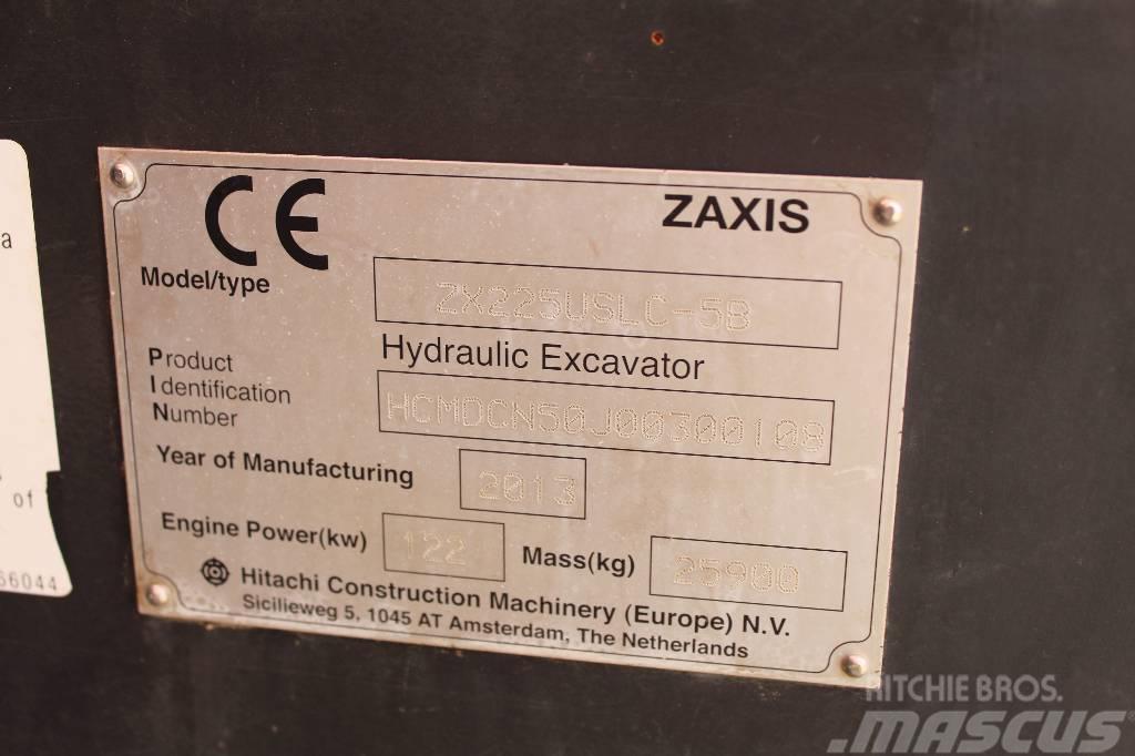Hitachi ZX 225 USLC / Pyörittäjä, Kauha, Rasvari, Lämmitin Bagri goseničarji
