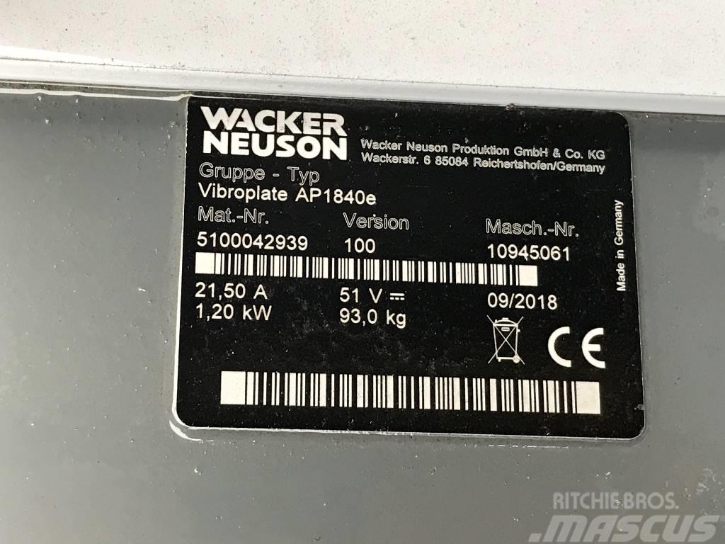 Wacker Neuson AP1840e Vibro plošče