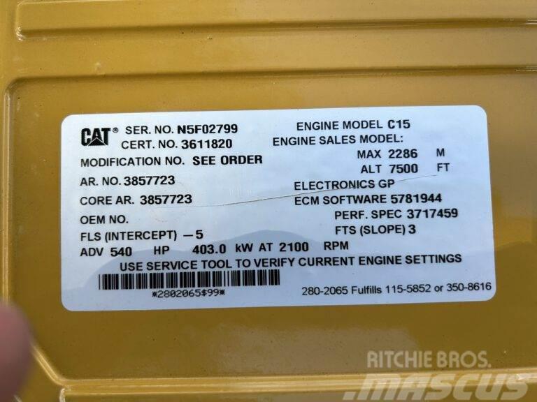 CAT C15 - Unused - 540 HP - Arr. 385-7723 Motorji