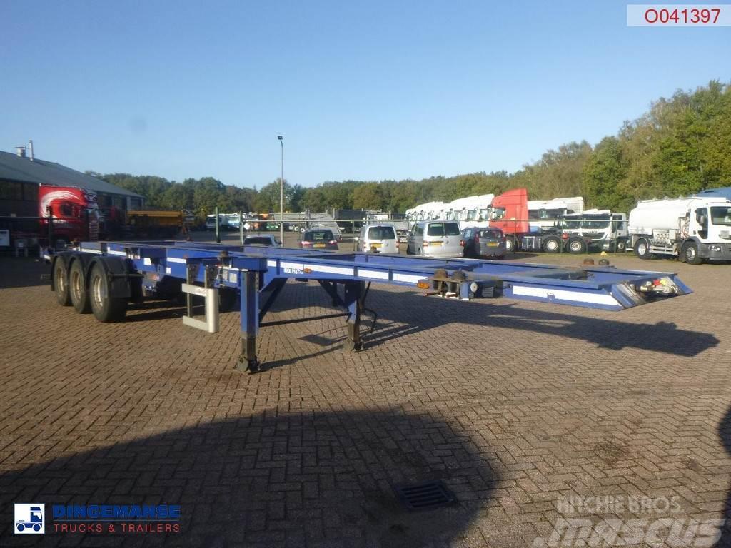Dennison 3-axle container trailer 20-30-40-45 ft Kontejnerske polprikolice