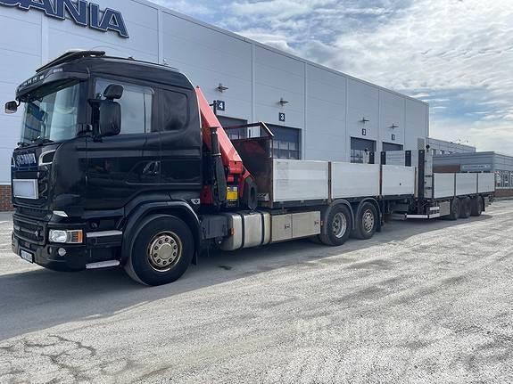 Scania R580LB6x2*4NB med Palfinger 34002-SH G byggevareb Tovornjaki z žerjavom