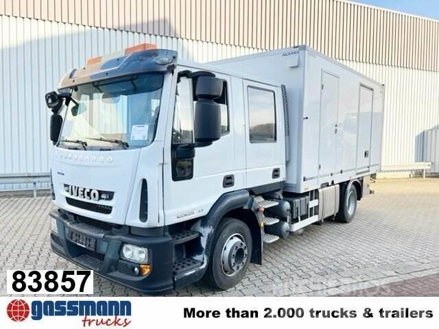 Iveco EuroCargo 120E25 4x2 Doka mit 1000kg LBW Tovornjaki zabojniki
