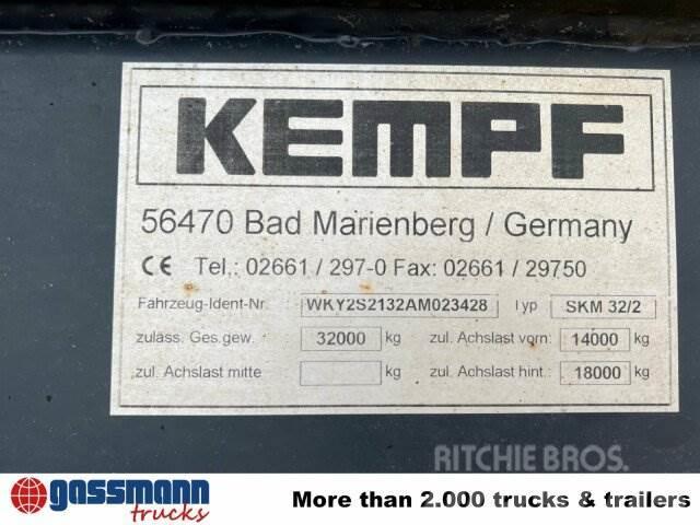 Kempf SKM 32/2 Stahlmulde ca. 23m³, Liftachse, Polprikolice prekucniki - kiper