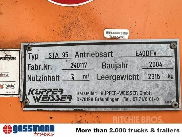 Küpper-Weisser STA 95 Salzstreuer auf Abrollrahmen, ca. 4m³ Druga oprema za traktorje