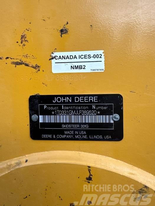 John Deere 331G Skid steer mini nakladalci