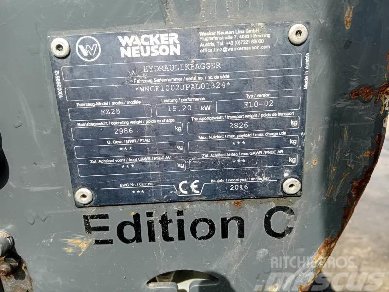 Wacker Neuson EZ28 Mini bagri <7t