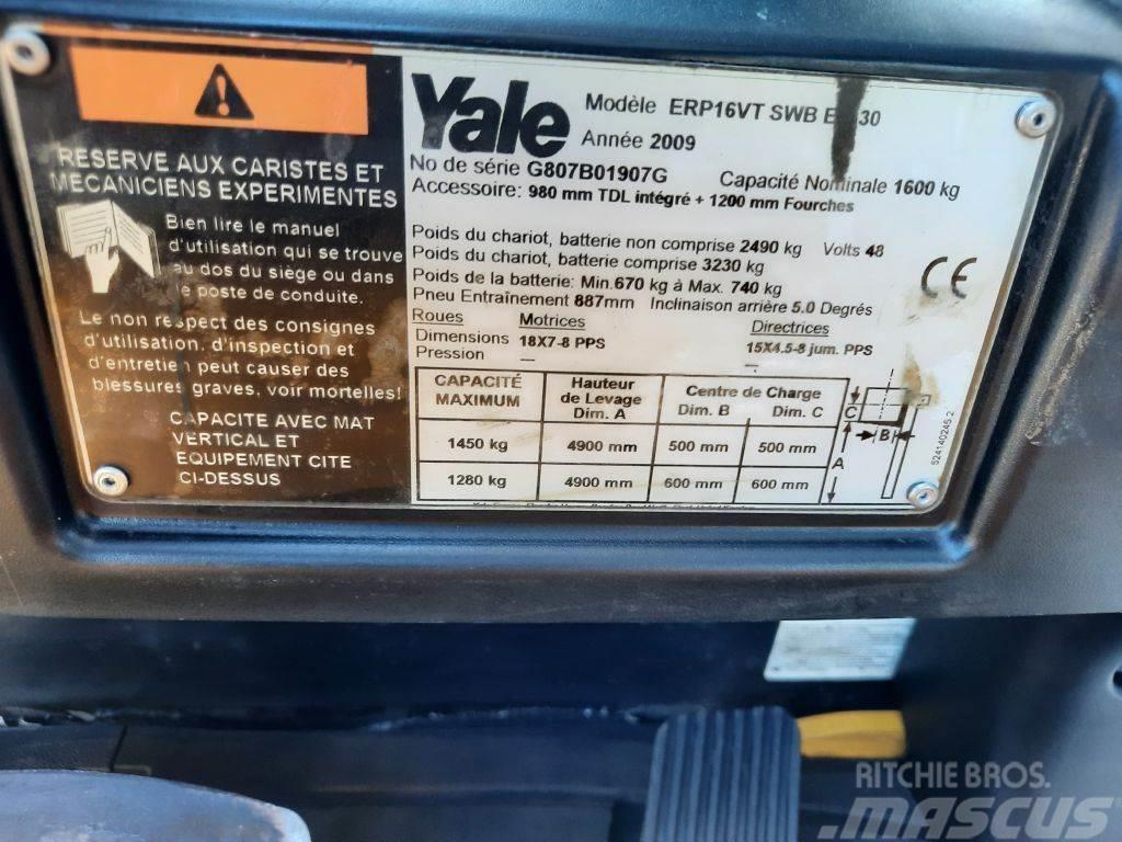 Yale ERP 16 VT Batterie NEU Električni viličarji