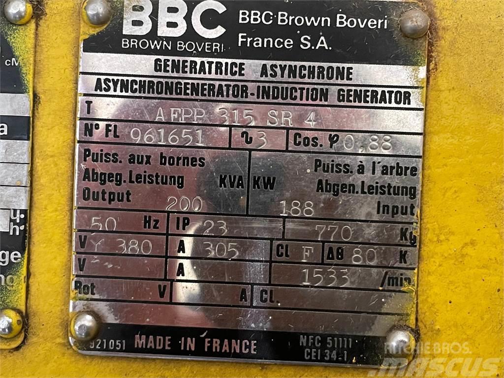  200 kVA MWM G234 generatoranlæg m/BBC generator og Drugi agregati
