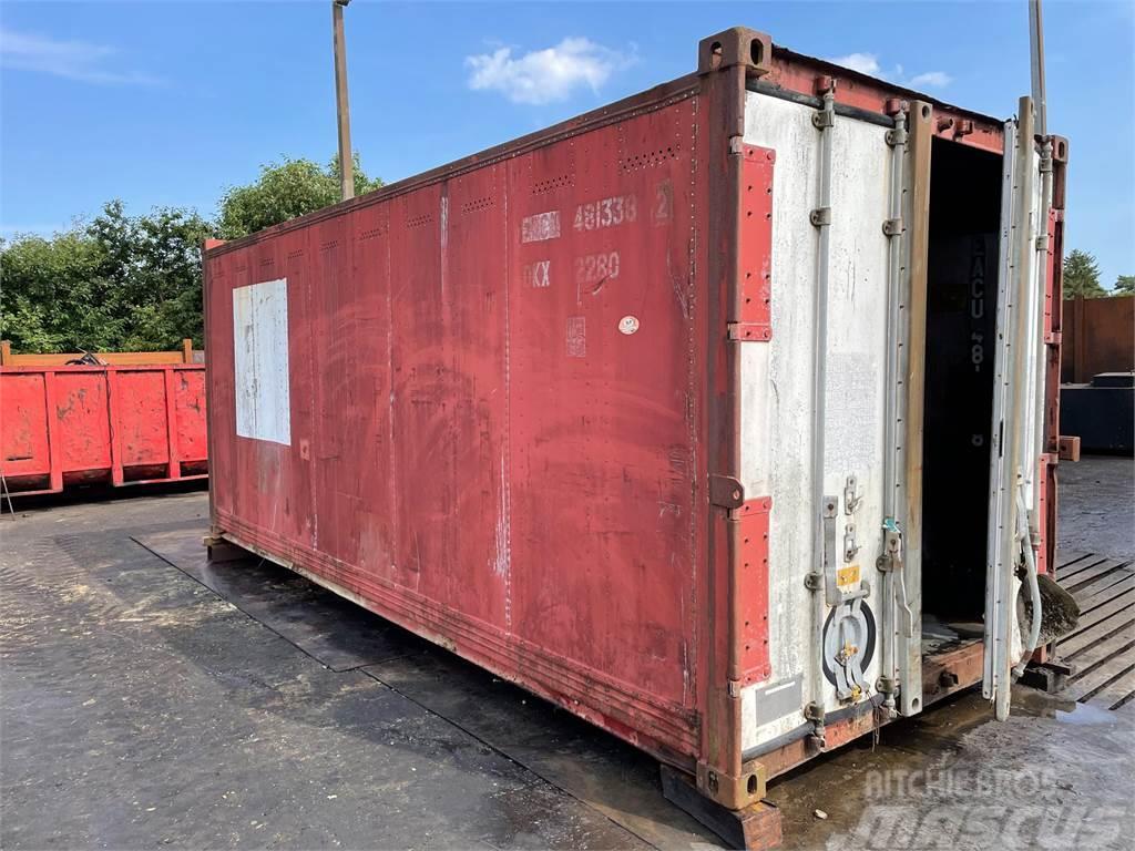  20FT container, lukket, til dyrehold eller lign. Kontejnerji za skladiščenje