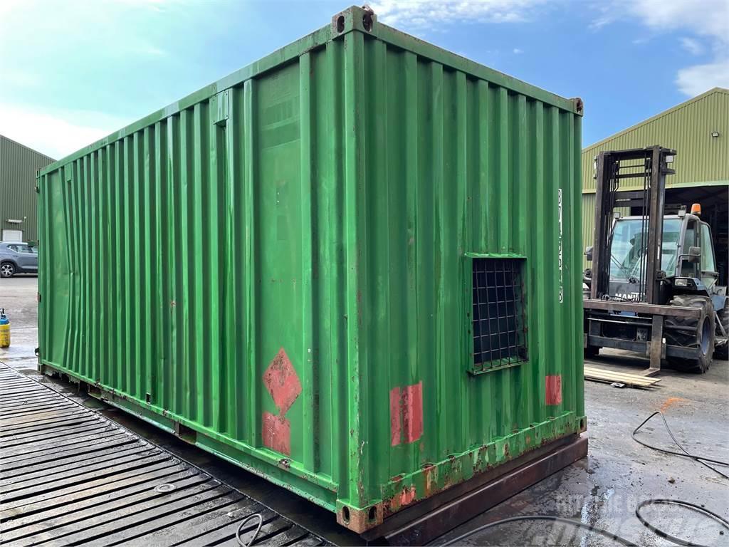  20FT container uden døre, til dyrehold eller lign. Kontejnerji za skladiščenje