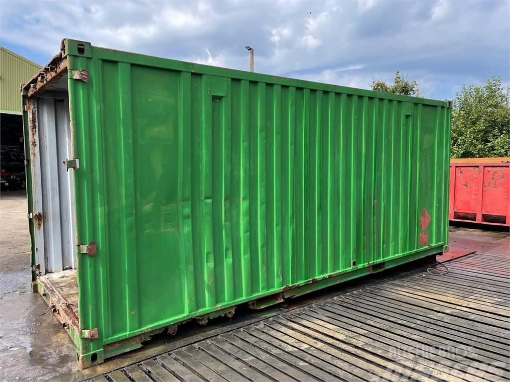  20FT container uden døre, til dyrehold eller lign. Kontejnerji za skladiščenje